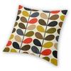 Orla Kiely Retro Flowers Módní povlak na polštář Měkká látka Potah na polštář Dekorace Házecí povlak na polštář Domov Čtvercový 4040cm