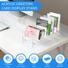 Acrylic Card Display Holder Counter Home Office Desktop Supplies rading Card Stand Transparent 14 Slots