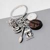 Creative Coffee-Themed Keychain Set: Cup, Beans, Machine, Teapot, Spoon, Dessert
