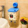Plastic Suction Cup Storage Box Cartoon Menstrual Pad Storage Box  Sanitary Product Storage