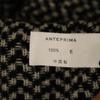 Anteprima Block Check Pattern No Sleeve Knit One Piece 42 White X Black Women Used