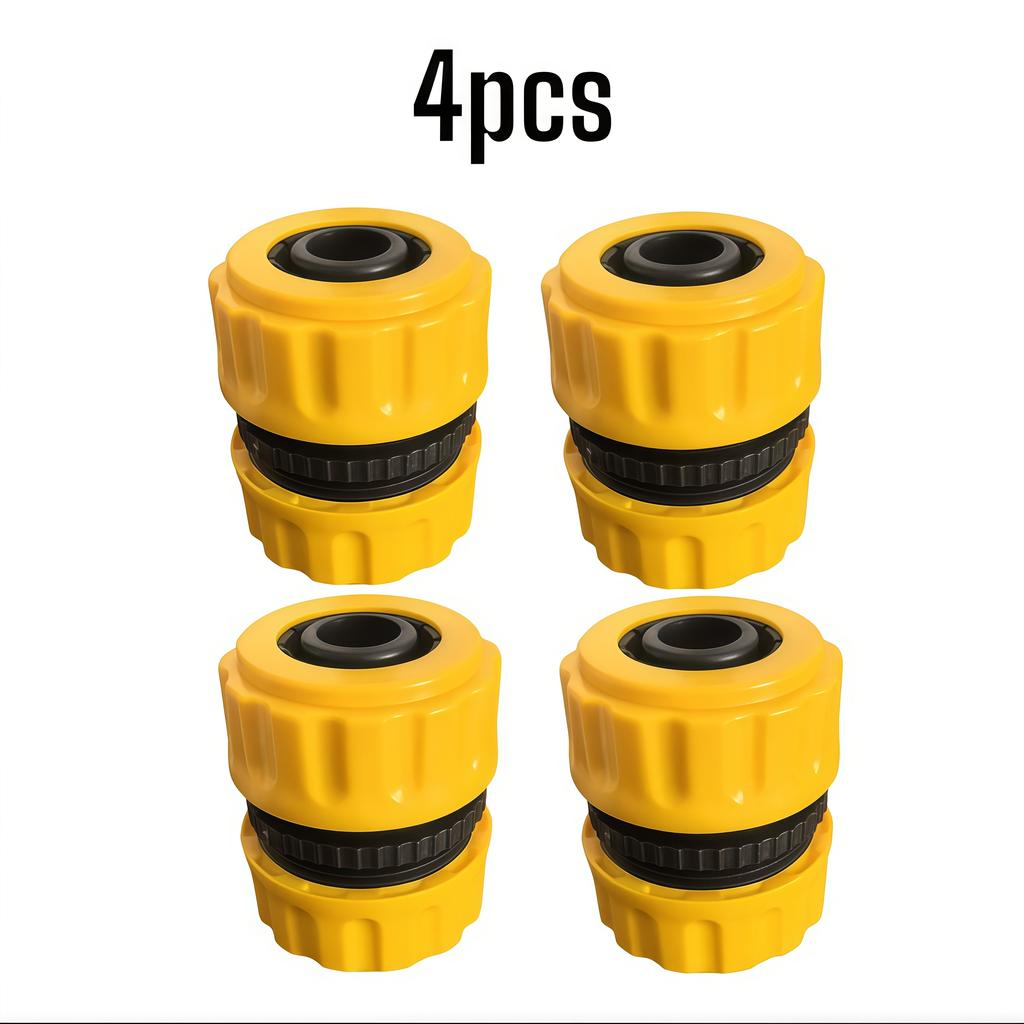 3/4/6pcs Garden Hose Connector Set - 3/4" Universal Thread Quick Connect Fittings for Watering Systems