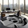 Art The Clown (5) Round Office Rug Decorative Floor Rug for Office Bedroom Living Room and Home Space