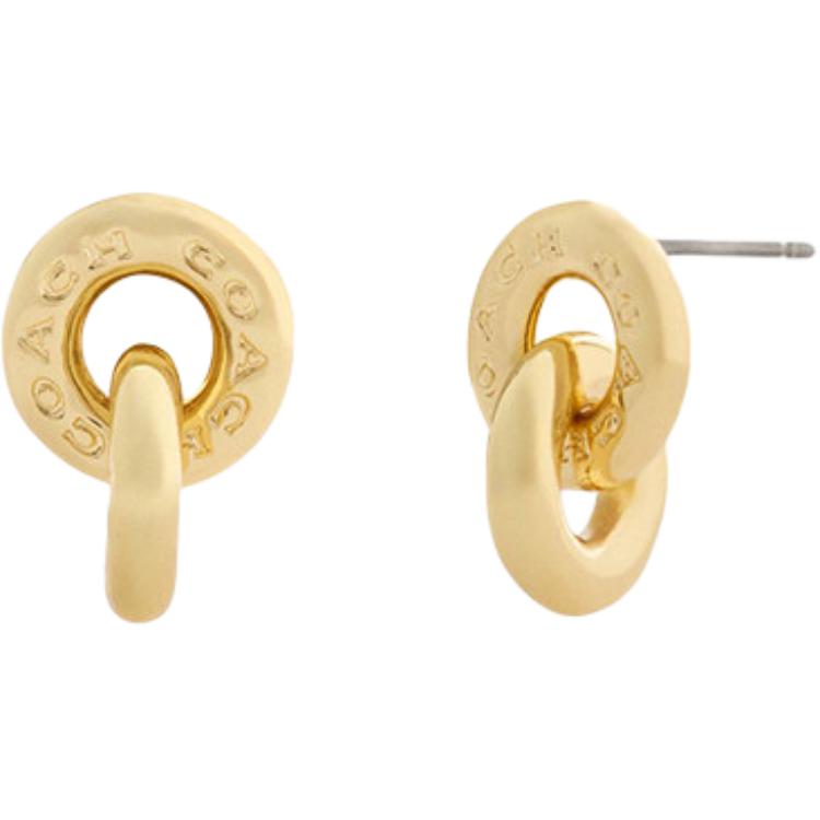 Coach Openwork Earrings Women earrings Gold CEM32-GLD Gold