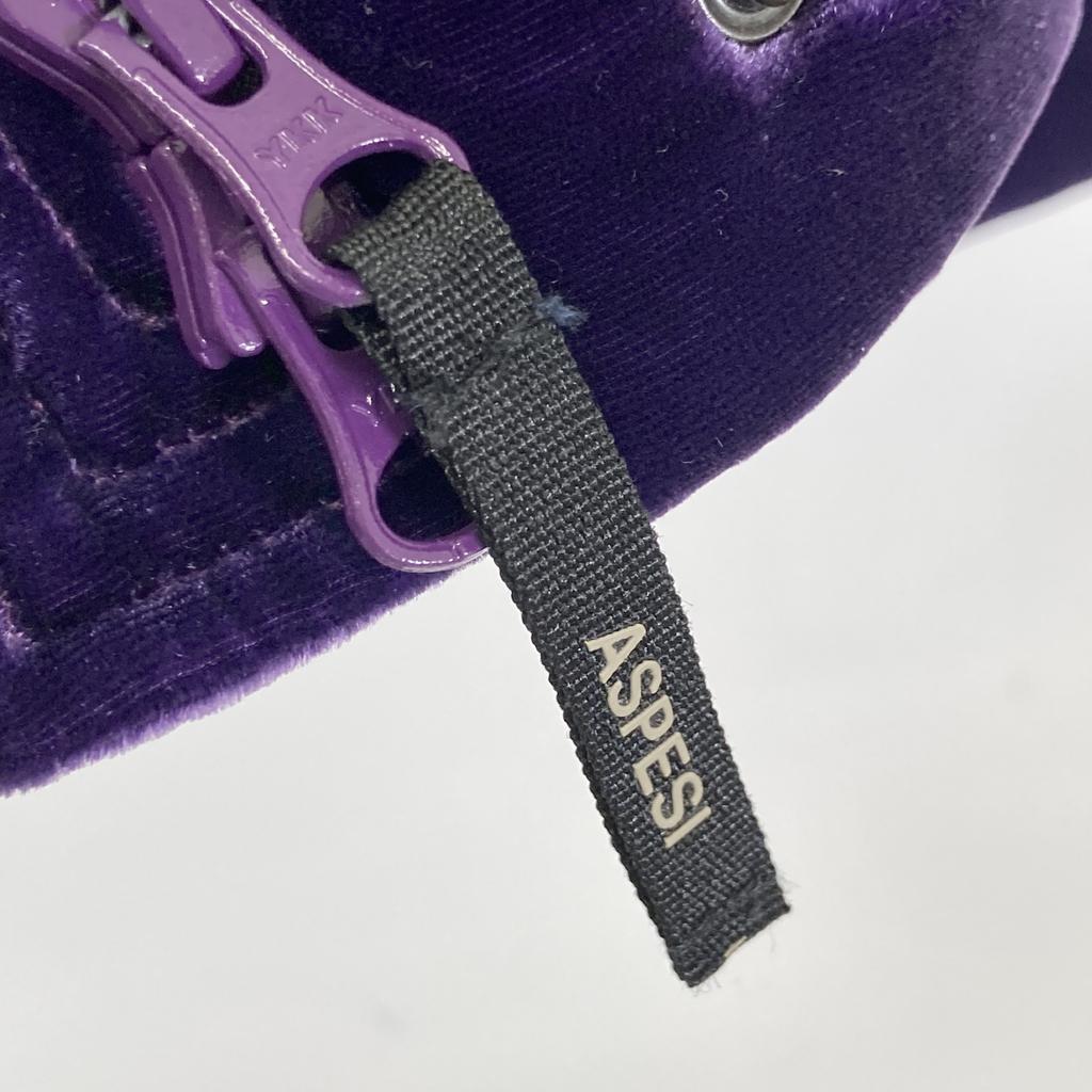 ASPESI Purple Velvet Bomber Jacket Jacket S purpleUsed