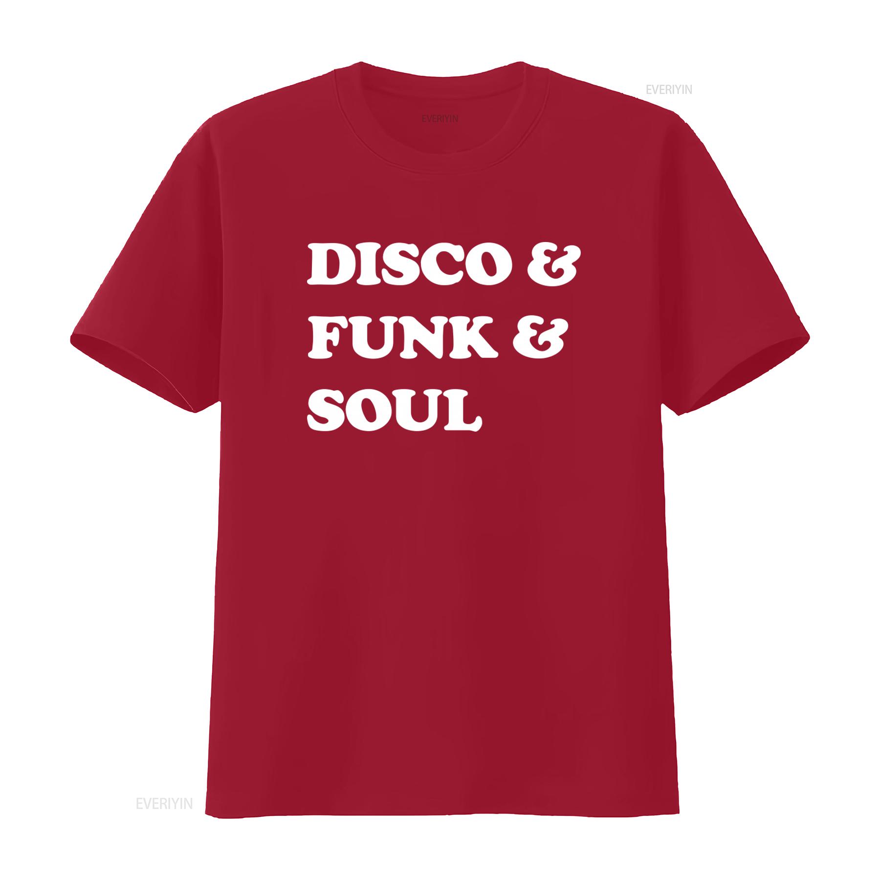 Disco Funk Soul Music Lover 70s Style T Shirt Retro Dance Party Vibes vintage Washed Casual streetwear Stretched Unisex homme S