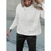 Women's Fashion Sequin Long Sleeved T-Shirt Round Neck Striped Pullover Top