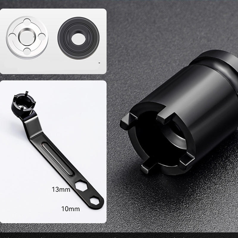 Multifunction Angle Grinder Socket Electric Wrench 4 Pronged Spanner for Quick Flange Nut Removal Power Tool Maintenance