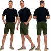 Men's Shorts with Pockets, Elastic Waistband with Drawstring, MORAJ 3XL KHAKI