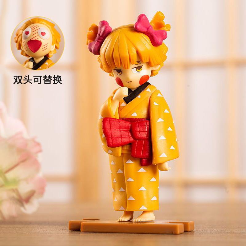 

Аниме-фигурка Agatsuma Zenitsu Аниме-модель Фигурка ПВХ коллекция Игрушка