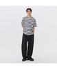 Keoseuuteommellou Gray Striped T-Shirt Cwtam26423Gyx