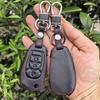 Leather Remote Flip Car Key Case Fob For Chevrolet Cruze Trax Ls Badge Spark Sonic Aveo Tracker Onix Rs Trailblazer Accessories