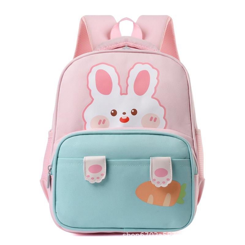 Elementary School Bag Fashionable Children's Backpack Boys and Girls New Cartoon Cute Oxford Cloth Backpack Strong and Durable