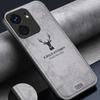 For Xiaomi Redmi 13C 4G/Poco C65 4G Phone Case Deer Pattern Cloth Textured Anti-Slip
