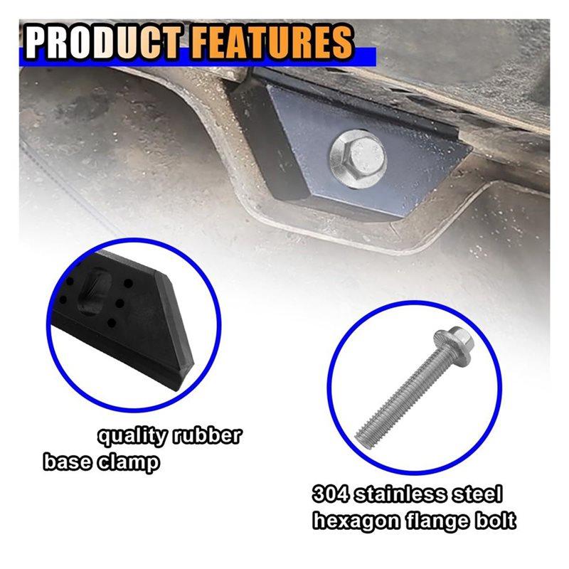 A62E-Car Battery Tie Down Bracket Base Clamp Battery Hold Down Kit 14005061 For GMC Buick Chevy Cadillac Hummer Saturn