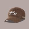 Baseball Caps Women Embroidered Letter Snapback Hats For Women Men Vintage Wide Brim Deep Top Sunscreen Sunshade Bone Cap