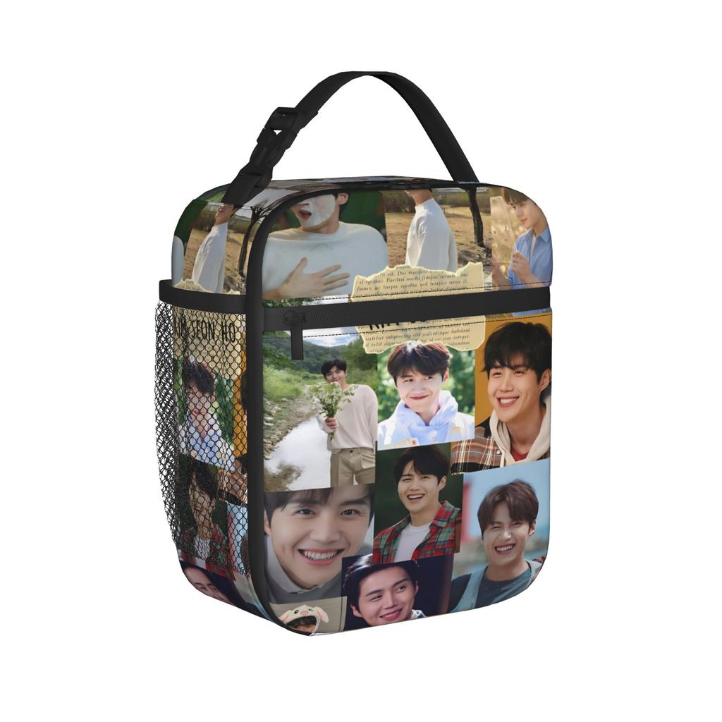 Kim Seon-ho Merch Insulated Lunch Bag For Work Storage Food Boxes Portable Cooler Thermal Bento Box
