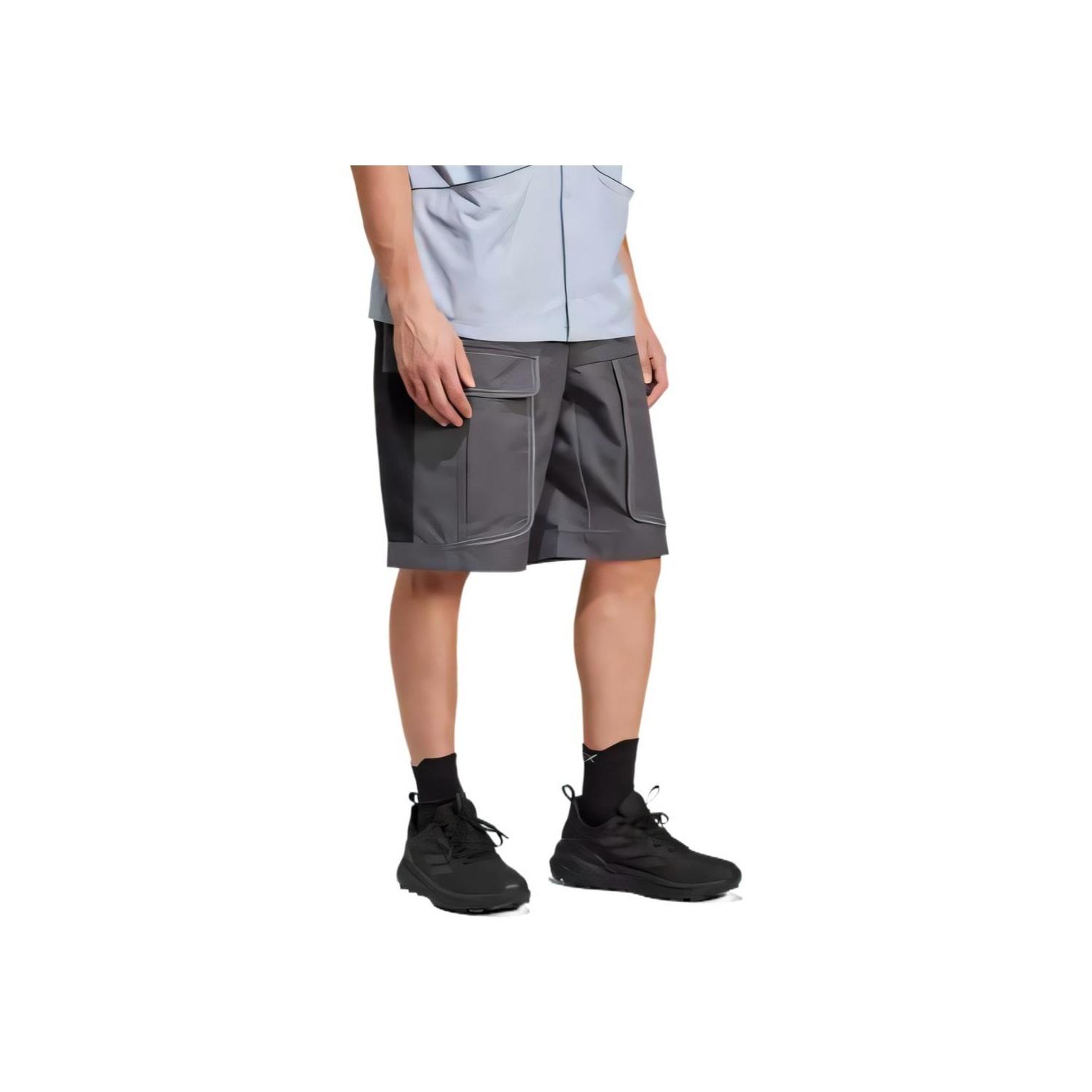 

Adidas Terrex SS25 Стильные Минималистичные Однотонные Спортивные Шорты Мужские Шорты Темно-Серые JD3488 XL