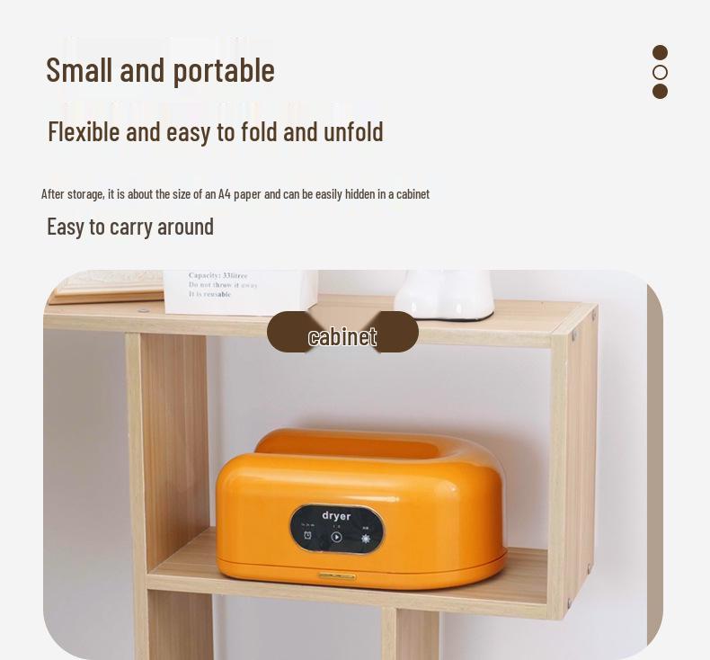 Portable High-Temp UV Clothes Dryer for Quick, Deep Mite Removal in Dorms