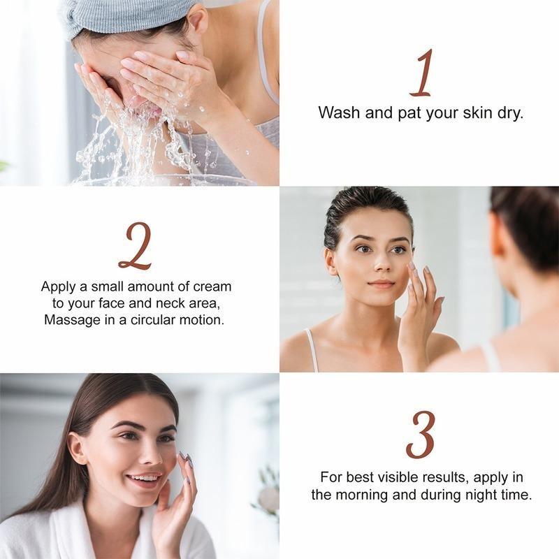 Facial Cream Anti-Wrinkles Anti-Aging Skin Cream Moisturizing and Nourishing Face Cream for Long Term Use