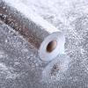 Silver Mirror Brushed Stainless Steel Self-Adhesive Metal Furniture Renovation Sticker Thick Wall Cover Refrigerator Sticky Notes