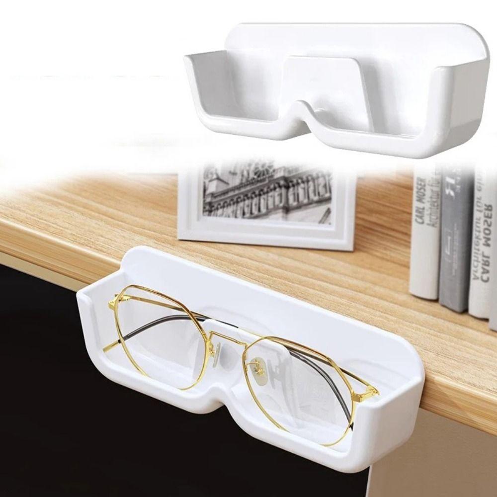 5Pcs Plastic Glasses Storage Rack Wall Mounted Eyeglasses Stand  Living Room