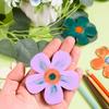 10pcs Wooden Flower Shape Wood Chips,blank Plum Blossom Flowers Wood Carving Decoration,holiday Decoration
