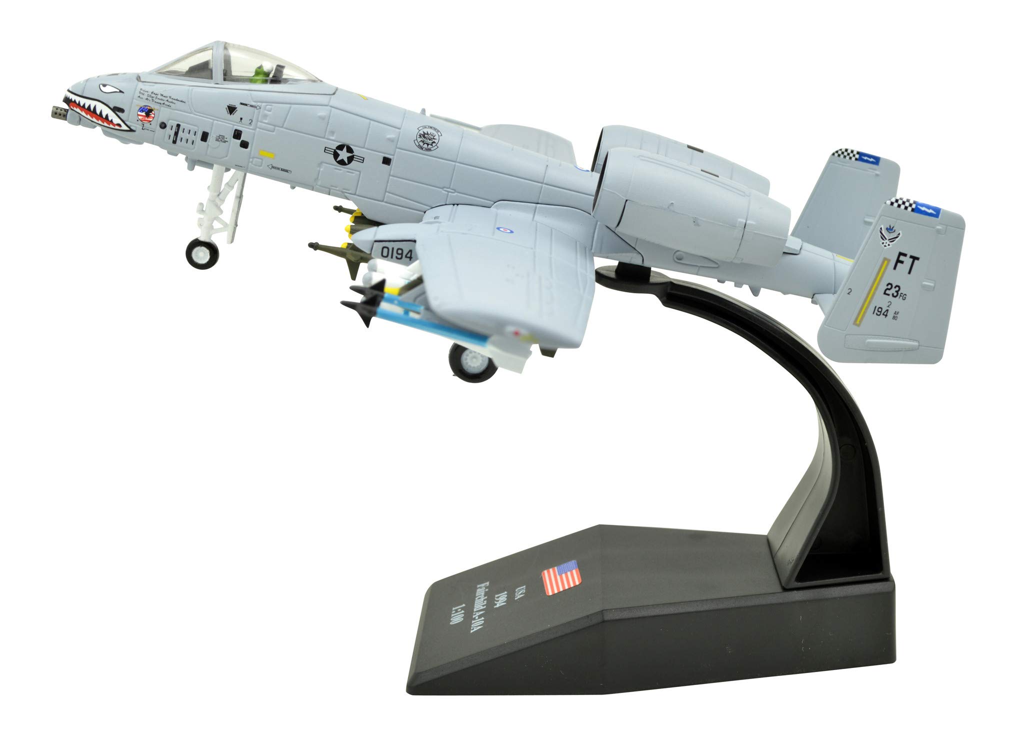 

TANG Thunderbolt II штурмовик сплав готовый продукт краска ВВС США 1994 модель самолета модель DYNASTY(TM) 1/100 А-10 (новый