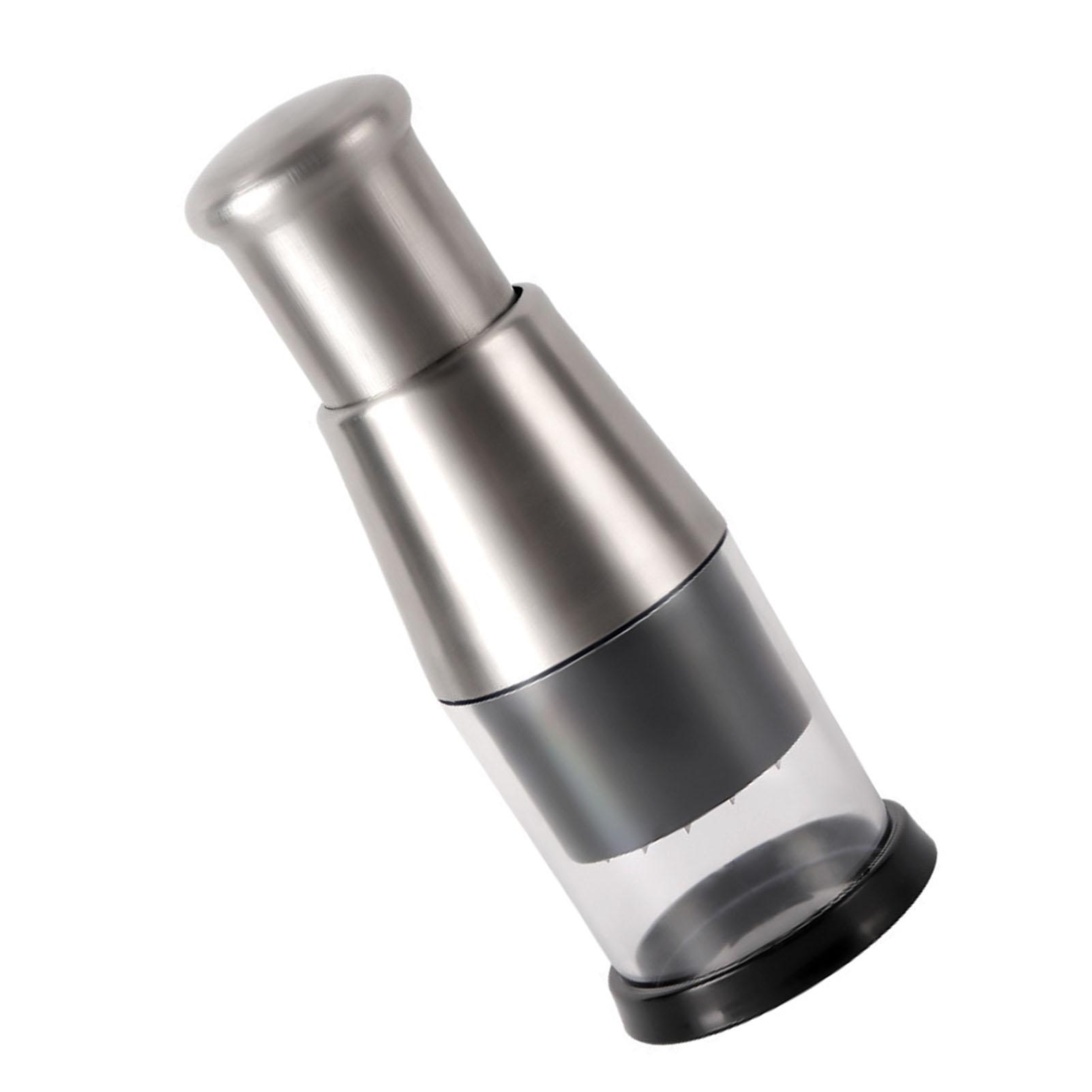 

Garlic Masher Chopper 304 Stainless Steel Multi Functional Handheld Garlic Pressing Chopper for Kitchen