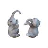 62KD 2Pcs Cartoon Elephant Statue Planter Accessories Flower Pot Hanger for Living Room Balconies or Patios Resins Decoration