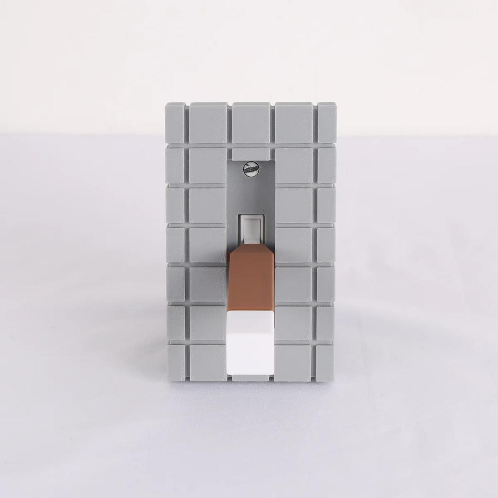 1pc Pixel Style Switch Board, Creatively Designed, Easy To Install, The Perfect Choice for Holiday Decoration and Home Decor