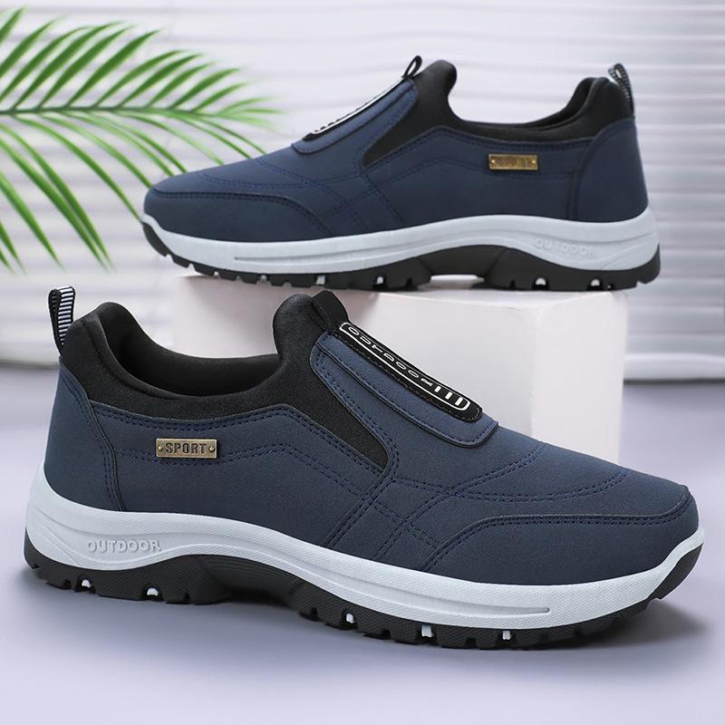 2026 Slip-On Men's Plus Size Outdoor Walking & Hiking Shoes - Casual Dad Style