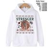 The Demogorgon Hawkins Cannibal Flower Hoodie Kids Cartoon Boys Girls Children Sweatshirts