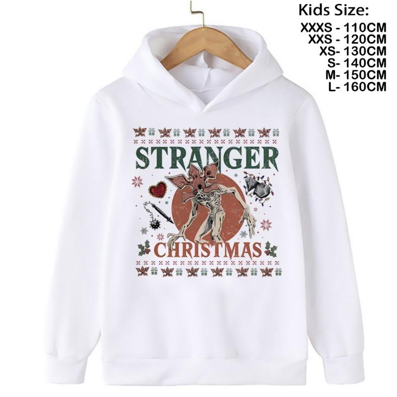 The Demogorgon Hawkins Cannibal Flower Hoodie Kids Cartoon Boys Girls Children Sweatshirts