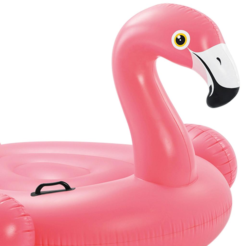 INTEX Flamingo Opblaasbaar Zwemband, 142 x 137 x 97 cm, 57558 [Officieel Japans Product]