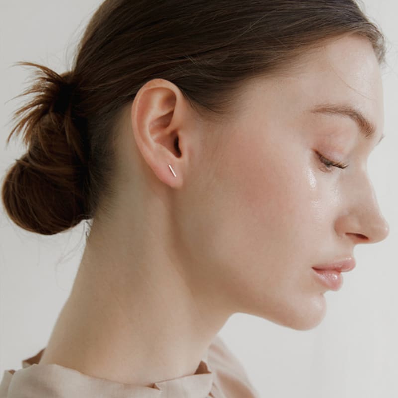 byweekend [Mamre]14k Stick earring(long)