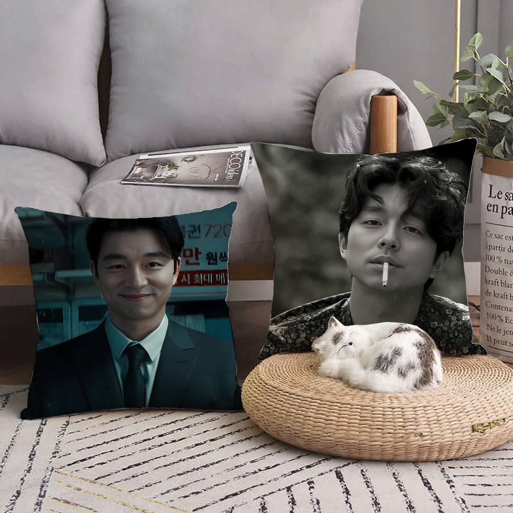 Custom G-Gong YooS KPOP Pillow Case Home Decor Throw For Sofa Bed Car Room Decor Gift Idea