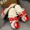 Fashion Autumn Korean Mix Color Sports Shoes Women 2025 Outdoor Non Slip Light Weight Sneakers Woman Lace Up Vulcanize Shoes Female