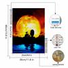 Full Round Diamond Painting Lovely Robot Art Rhinestone Picture Mosaic DIY 5D Cross Stitch Embroidery Home Decoration