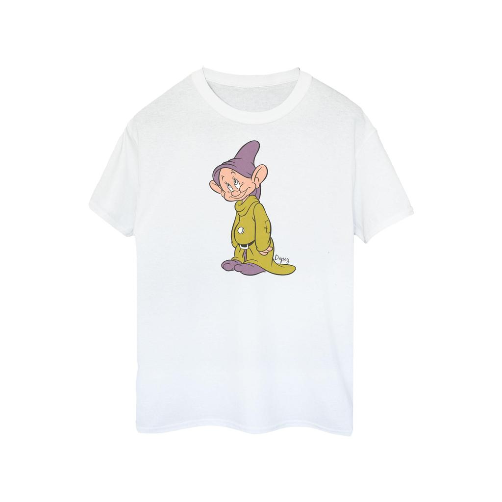 Snow White And The Seven Dwarfs Womens/Ladies Dopey Cotton Boyfriend T-Shirt