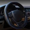 Microfiber Leather Car Medium Steering Wheel Cover,Universal Car Wheel Cover,Breathable Wheel Cover,Anti-Slip Full Surround,Sports Style Steering