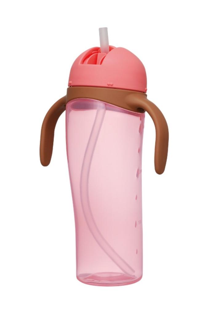 Pigeon Straw 330ml Pink Bottle, Tall, Capacity,