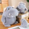 Heißes Niedliches Flauschiges Nilpferd Plüschtier Weiches Stofftier Cartoon Nilpferd Tierpuppe Heimdekoration Baby Kinder Geburtstags-Weihnachtsgeschenke