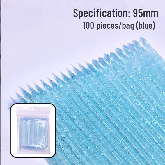 

75mm Double-Headed Beech Wood Nail Stick for Pressing, Dotting, Dead Skin Removal, and Crevice Cleaning