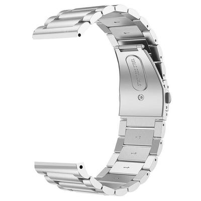 For Garmin Venu 2/Venu 3 Fashion 22mm Replacement Strap 3-Bead 316L Stainless Steel Watch Band