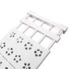 White Expandable Closet Tension Shelf No Drill Telescopic Wardrobe Tension Shelf Organizer Divider