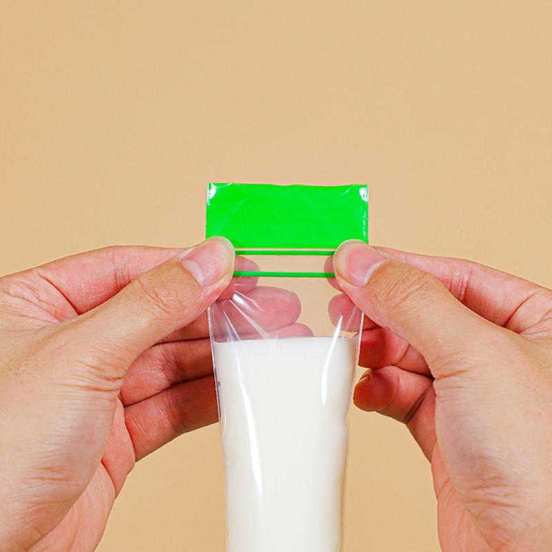 50 Stück Einweg Eis am Stiel Formbeutel Gefrierschläuche mit Zip-Verschluss Joghurtstiele Saft Frucht Smoothies Pops Eiswerkzeuge