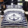 Maritim Serie Bettwäsche Set Jungen Mädchen Twin Queen Size Bettbezug Kissenbezug Bett Kinder Erwachsener Mode Heimtextilienextile026