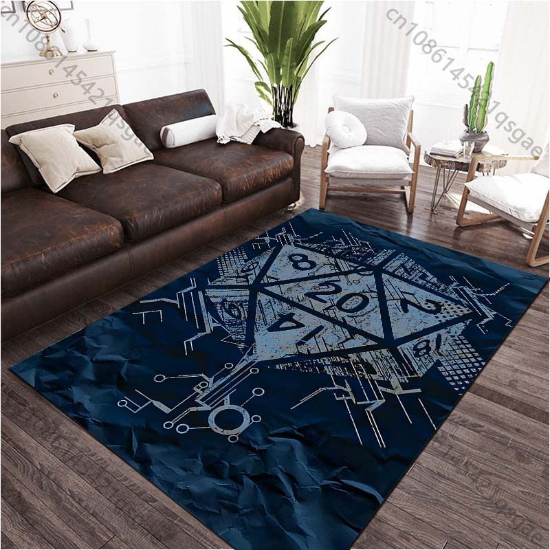 17 Stile Klassisches Spielwürfelmuster Teppich Teppiche Wohnzimmer Schlafzimmer Nachttisch Fußmatte Bereichsteppich Kinderzimmer Spielteppich Heimdekoration