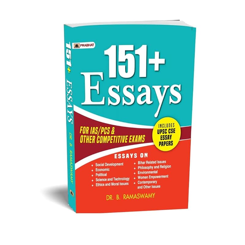 151+ Essays "Including UPSC CSE Essay Papers" by (Dr. B.Ramaswamy) + UPSC Quotes Handbook by (Piyush Rohankar, Danics) Books in English